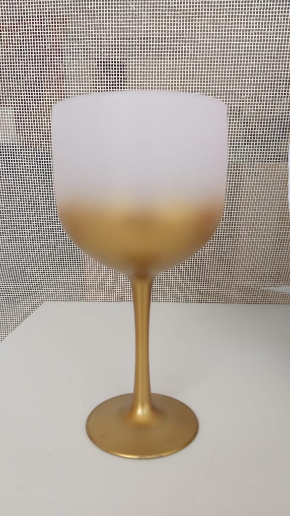 Taça Gin Degrade Dourada