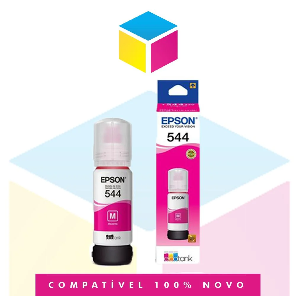 Refil Tinta Epson T544 Magenta