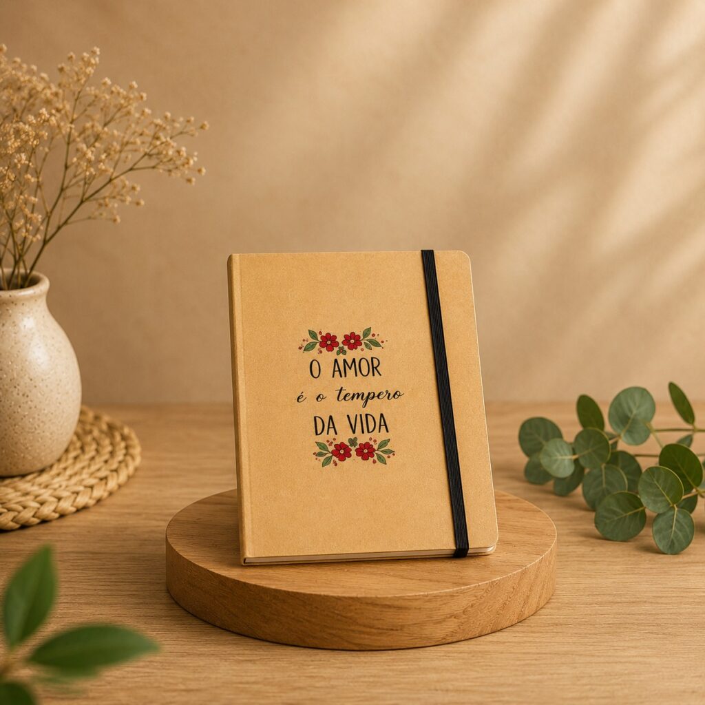 Caderno sem Pauta Personalizado