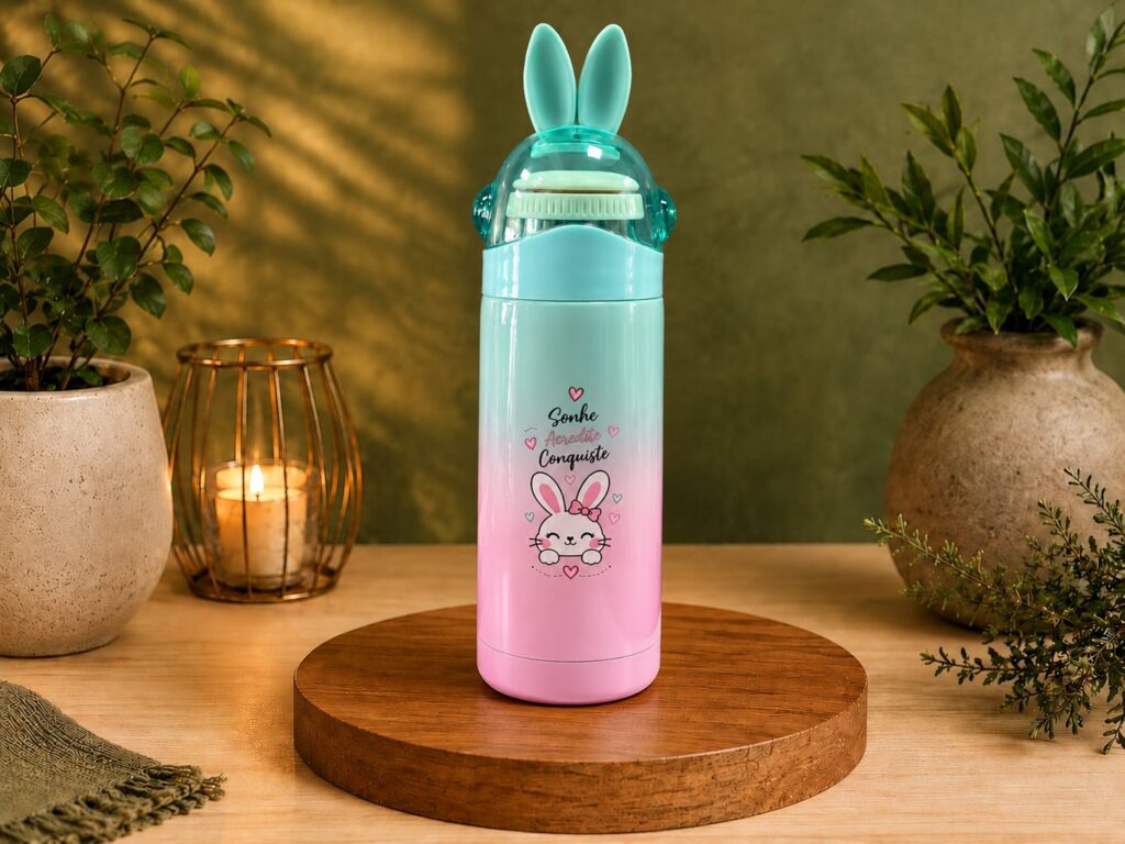 Garrafa INOX Coelhinho Termica 350 ml