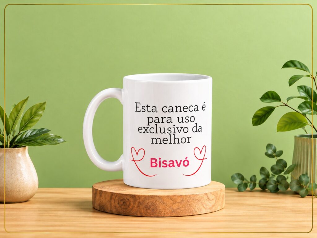 Caneca Branca Personalizada 325 ml