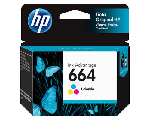 Cartucho HP 664 Tricolor
