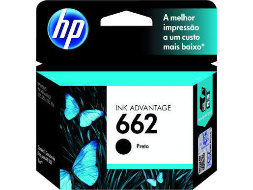 Cartucho HP 662 Preto